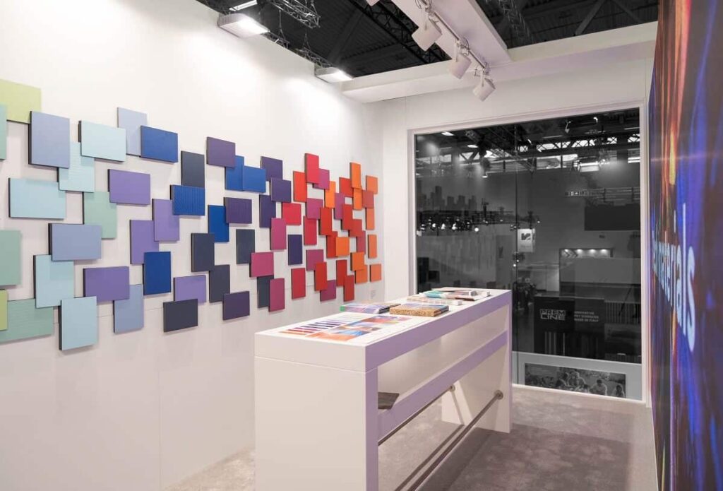 Messebau auf der Interzum in Köln für munksjö von ixpo Fazit