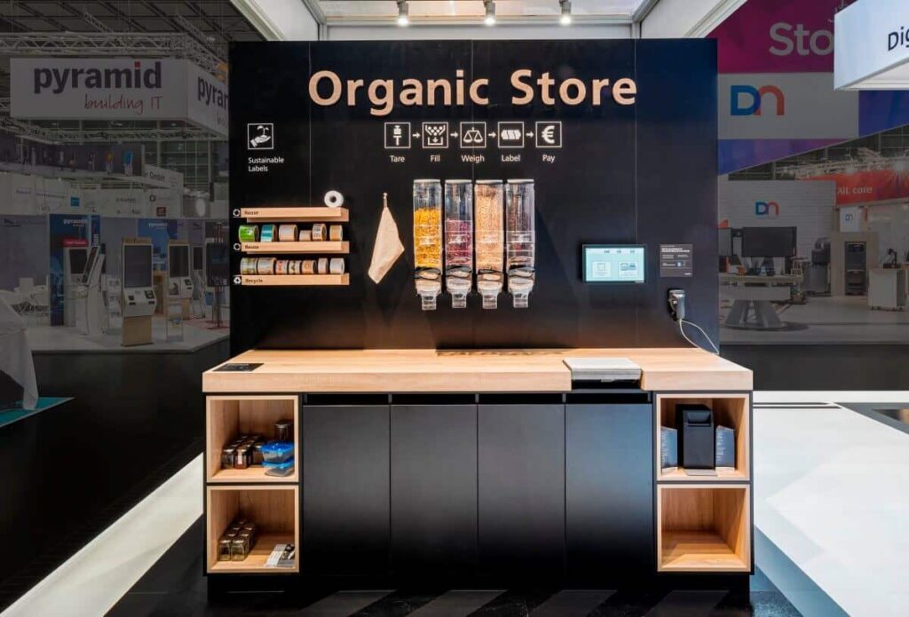 Messebau auf der EuroShop in Düsseldorf für Bizerba von ixpo Fazit