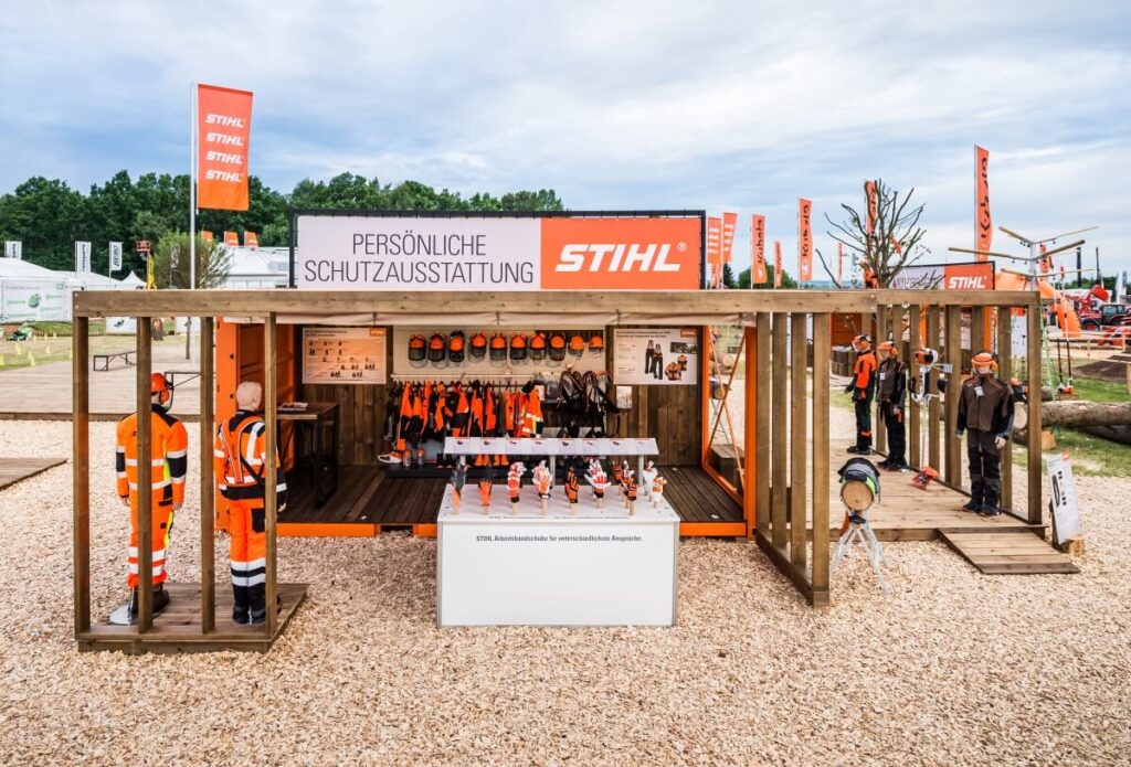 Event auf der Demopark in Eisenach für STIHL von ixpo Projektübersicht