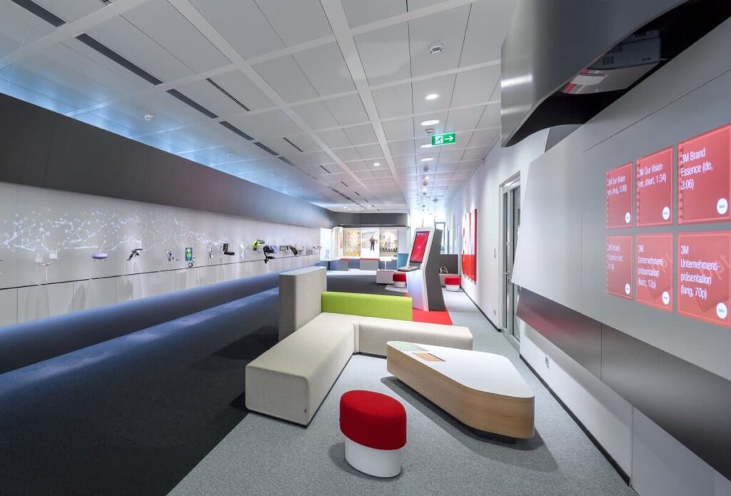 Innenausbau für 3M World of Innovation in Wien von ixpo Projektübersicht