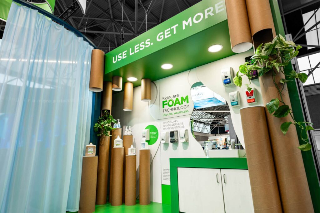 Messebau auf der Interclean in Amsterdam für SC Johnson von ixpo Projektübersicht