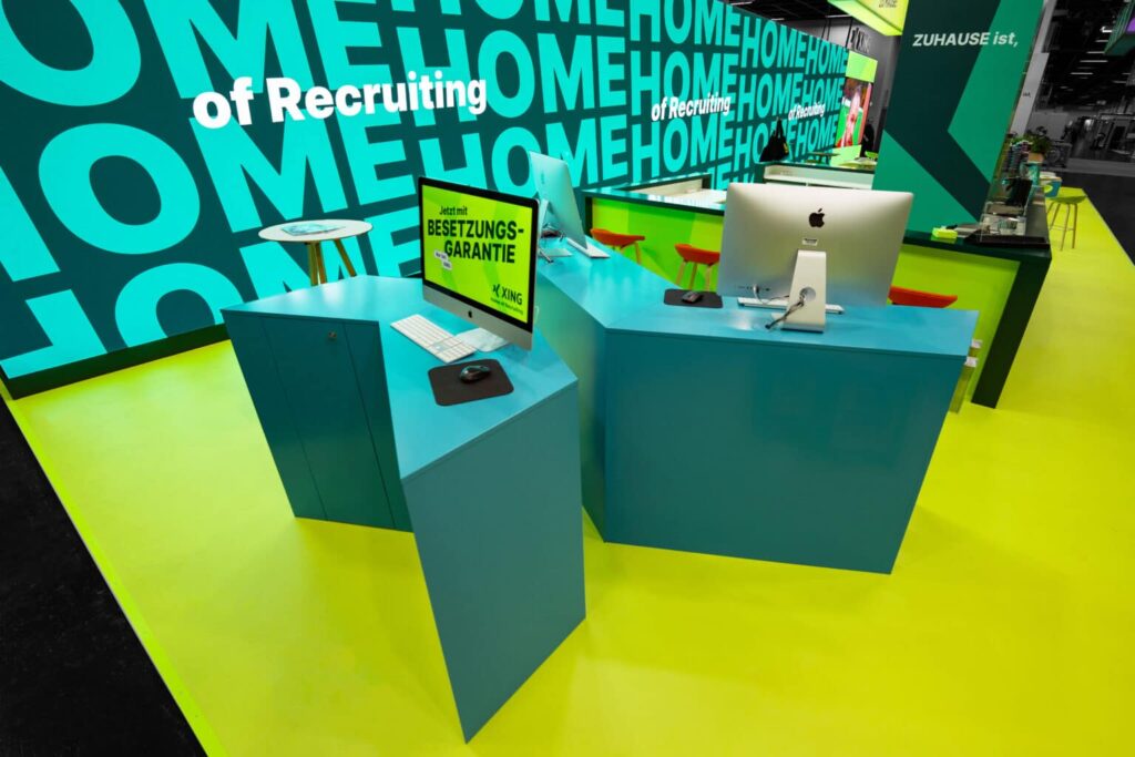 Messebau auf der Zukunft Personal Europe in Köln für XING von ixpo Projektübersicht