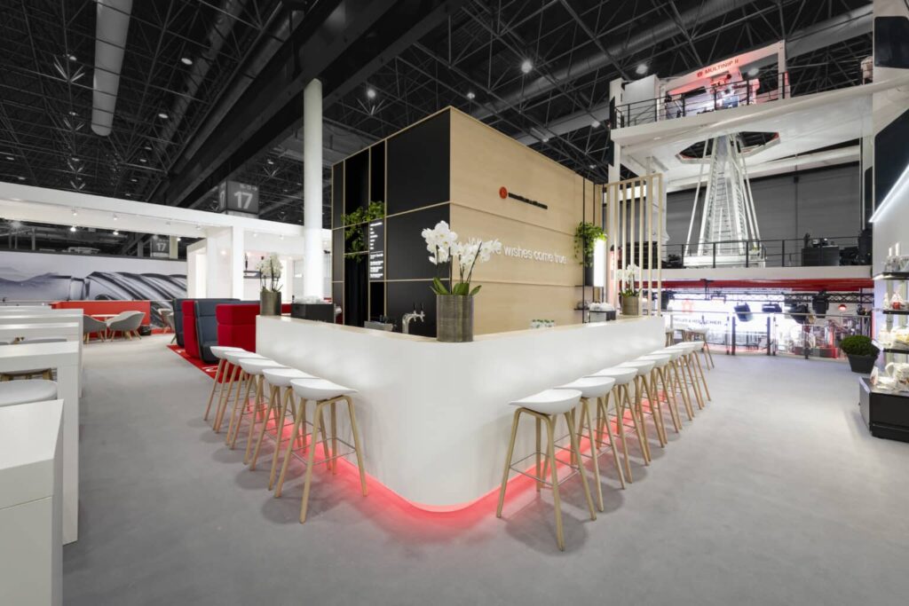 Messebau auf der K in Duesseldorf für Windmöller und Hölscher von ixpo Projektübersicht