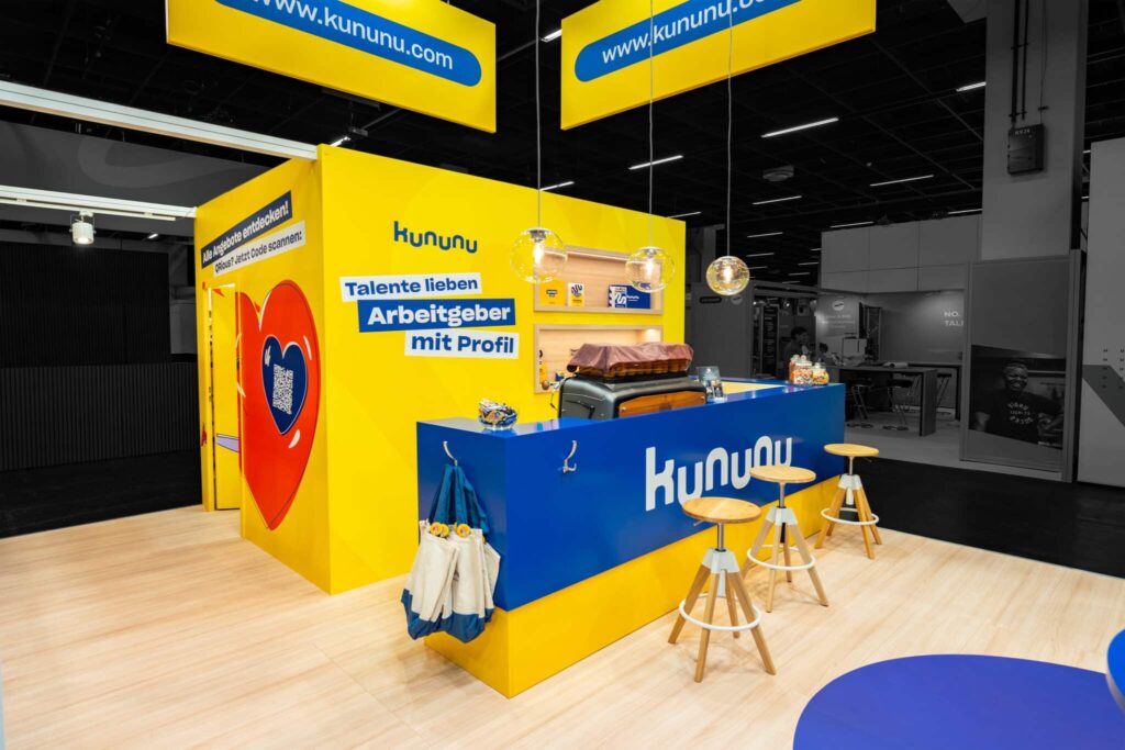 Messebau auf der Zukunft Personal Europe in Köln für Kununu von ixpo Projektübersicht