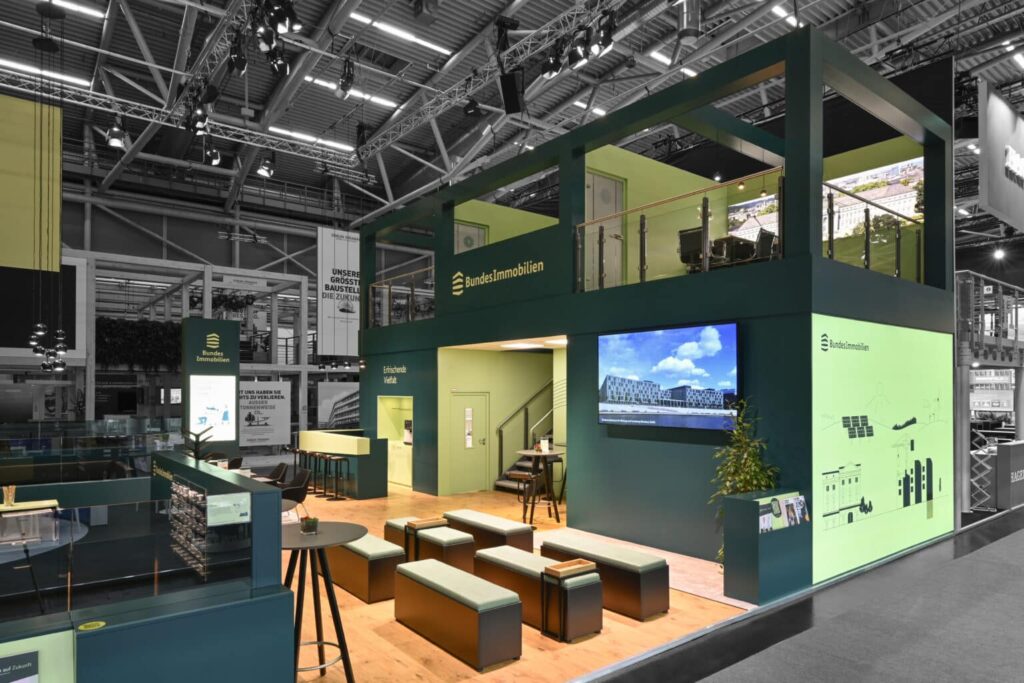 Messebau in Muenchen auf der Expo Real für BundesImmobilien Projektübersicht
