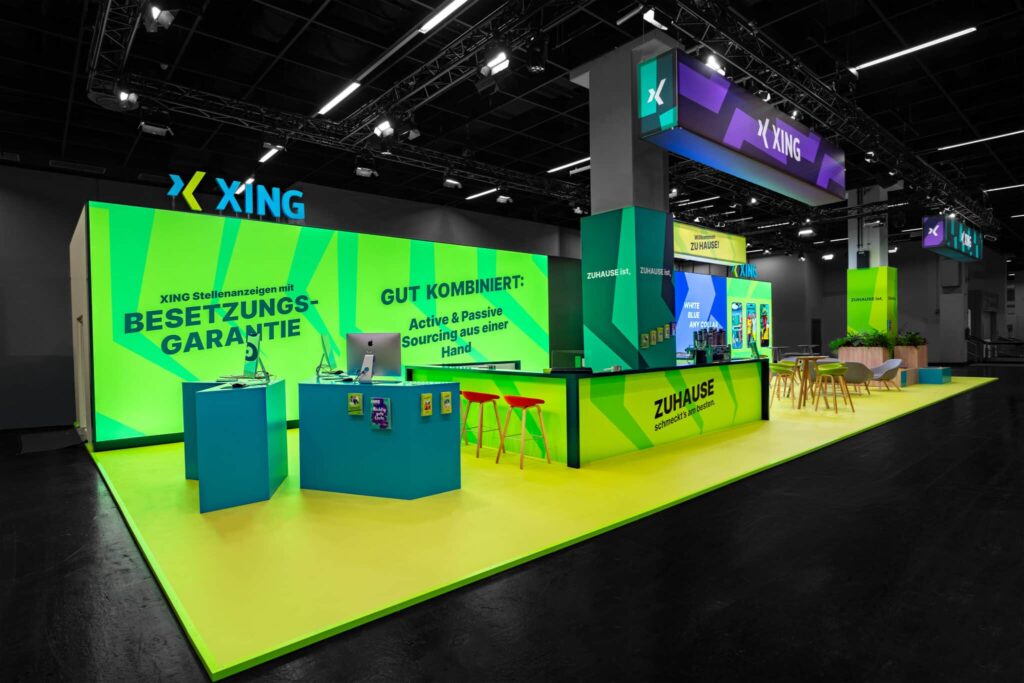 Messebau auf der Zukunft Personal Europe in Koeln in Kooperation mit ixpo