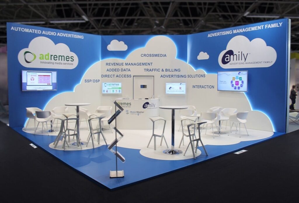 Messebau in Amsterdam fuer die IBC mit ixpo