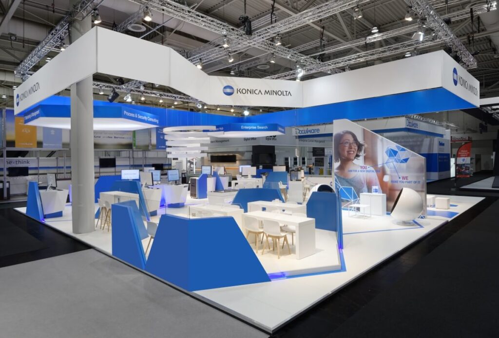 Messebau in Hannover auf der CeBIT mit ixpo