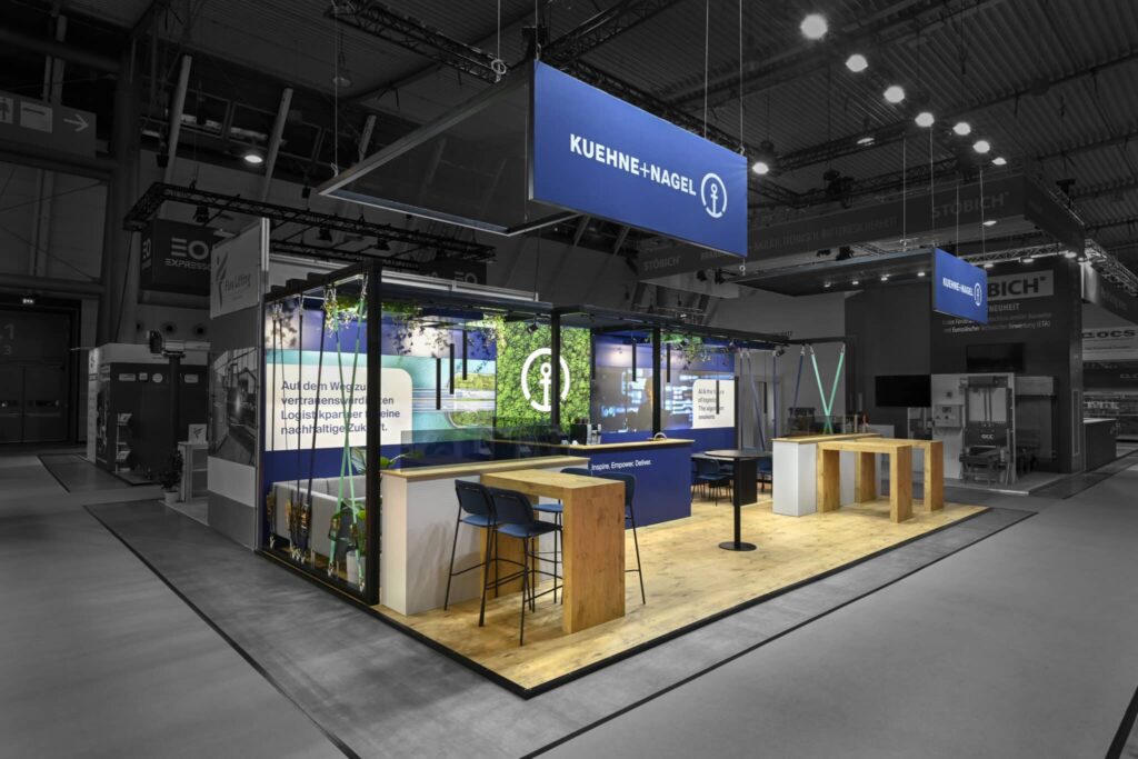 Messebau in Stuttgart auf der LogiMAT mit ixpo