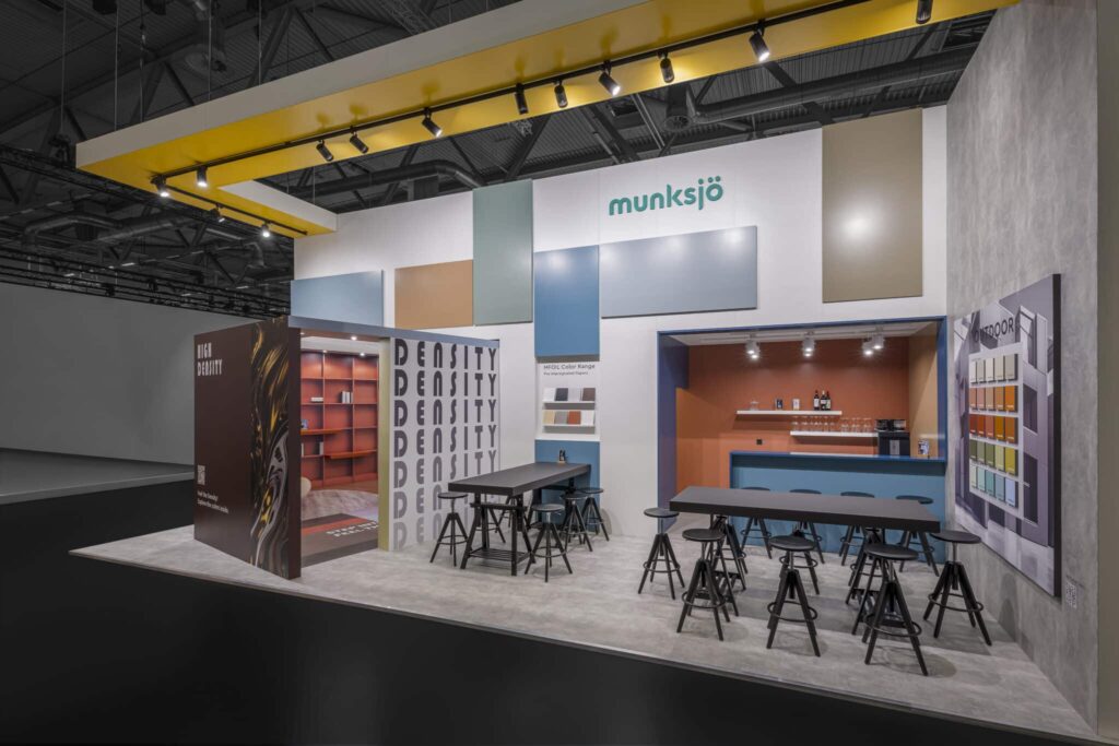 Messebau auf der interzum in Koeln mit ixpo