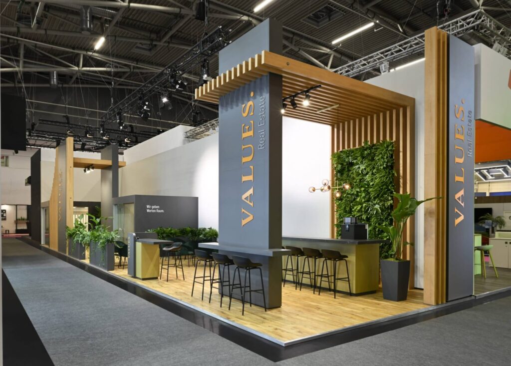 Messebau in Muenchen fuer die Expo Real mit ixpo