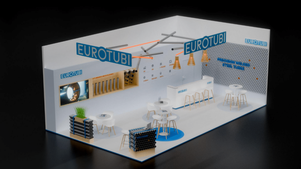 ixpo Messebau Duesseldorf Tube Eurotubi Konzeption und Ziele